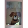 Bouillotte 2 litres avec housse tricotée chien