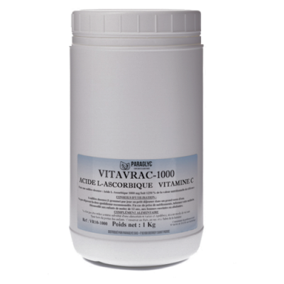 VITAMINE-C (Acide L-Ascorbique) VITAVRAC en poudre pure 1kg