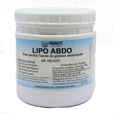 LIPO ABDO Complément naturel pour accompagner la réduction de la graisse abdominale